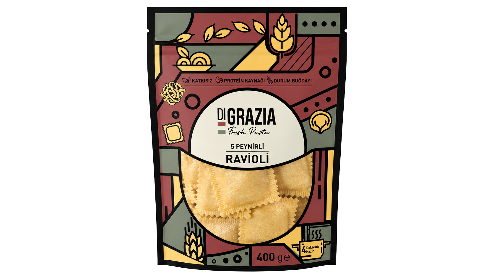 5 Peynirli Ravioli