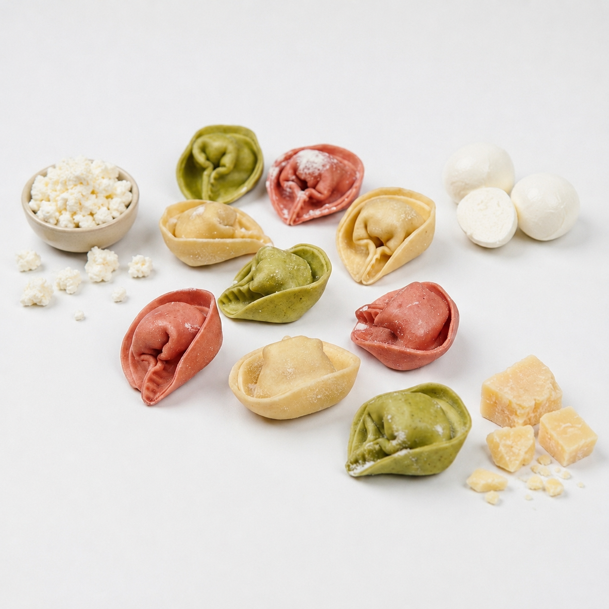 3 Renkli 3 Peynirli Tortellini